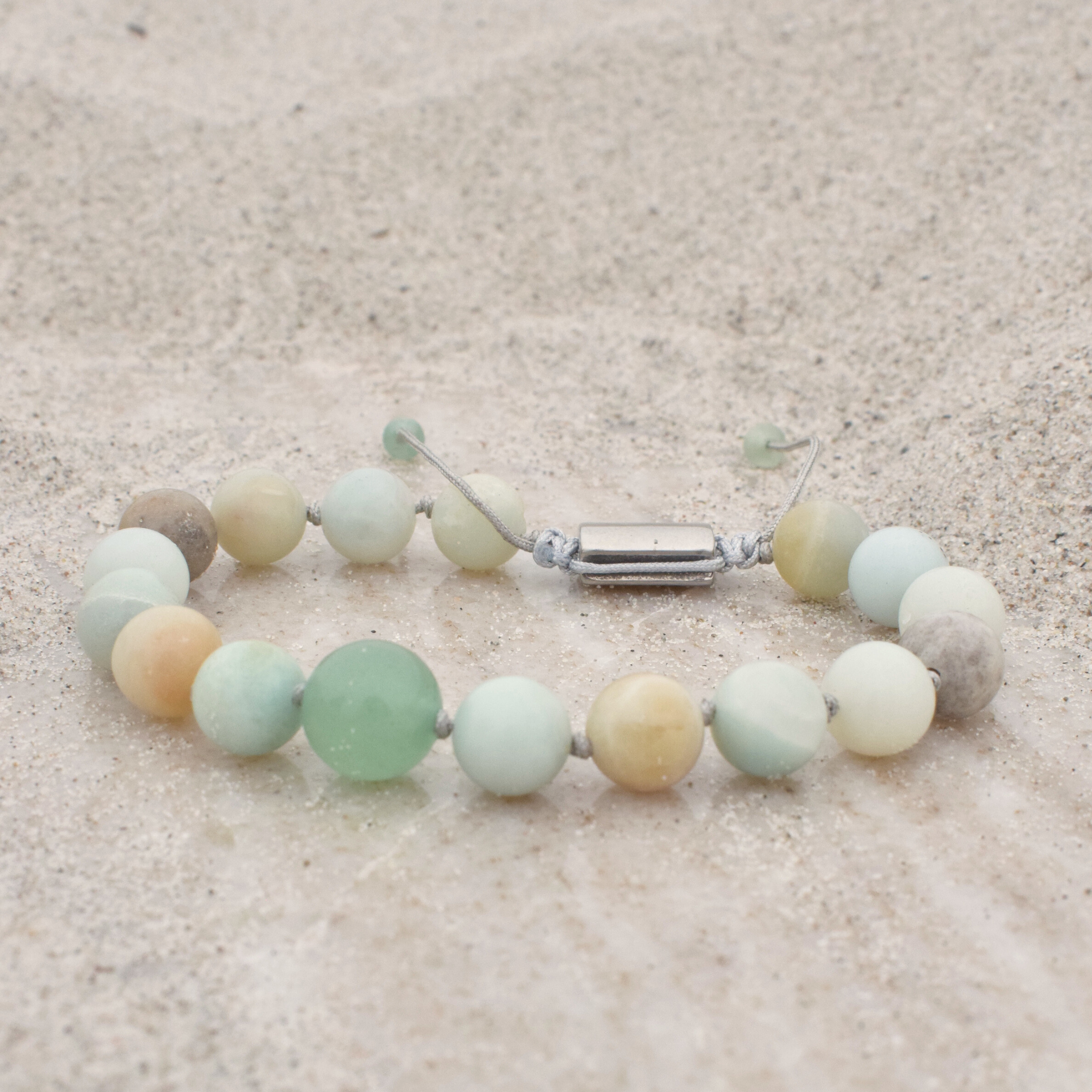 Crystal bracelet - I open my heart to calmness, peace and balance 